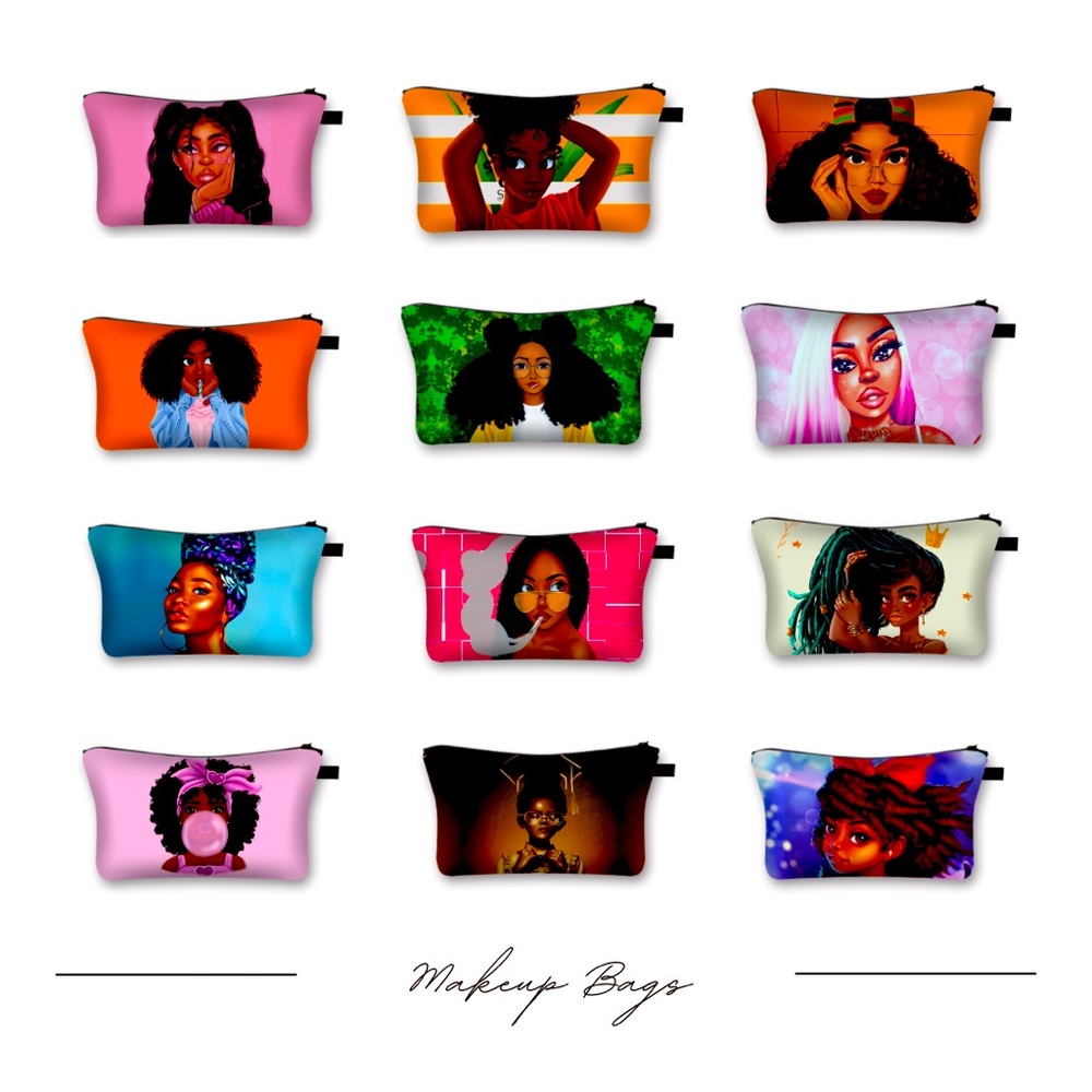 Mystery Bag w/Beauty Scoop - African American Women Makeup Bag